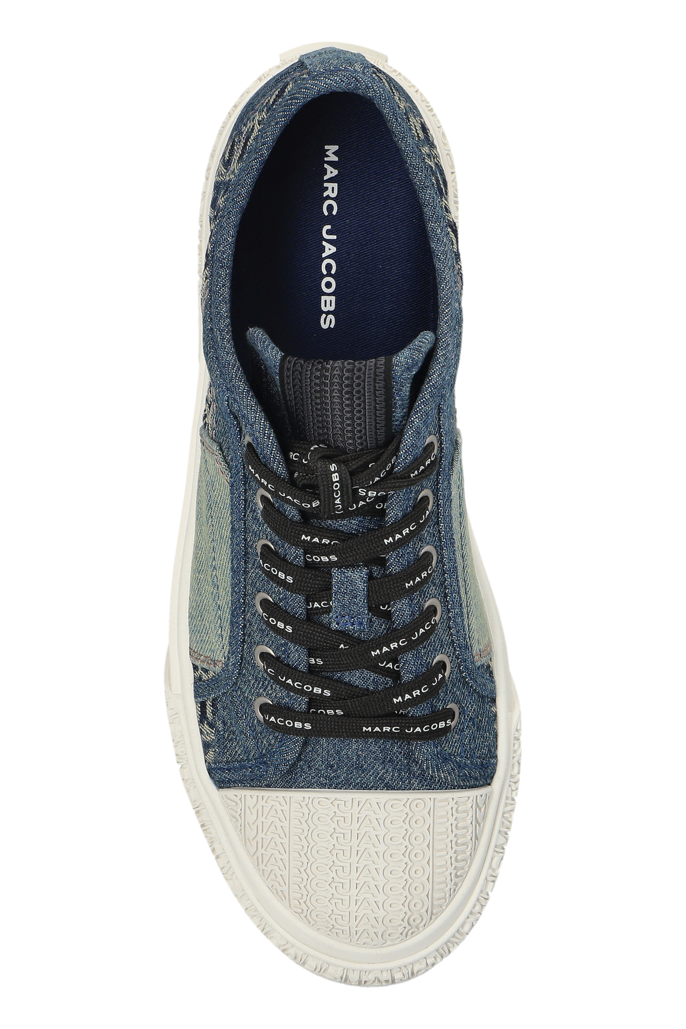 スニーカー MARC JACOBS Woman Sneakers Multicolor 2S5FSN001F15 404 Marc Jacobs Womens The Deconstructed Denim Sneakers – ShopCGX